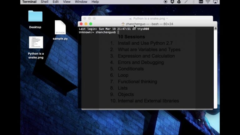 Python tutorial for beginners 1: install and setup for mac