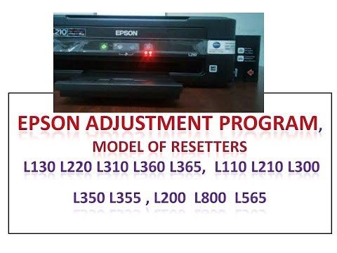 epson l130 adjustment program